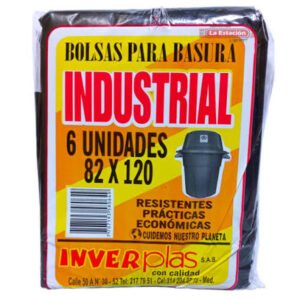 Bolsa de basura industrial 55x60 x 100 und
